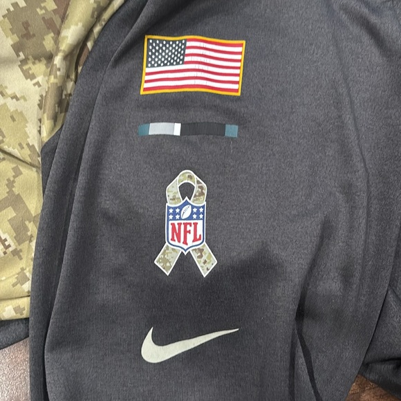⏰️Philadelphia Eagles Salute to Service T-Shirt XXL Mens Nike - Picture 5 of 12